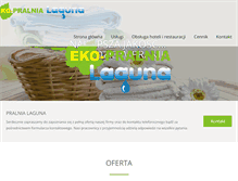Tablet Screenshot of pralnialaguna.pl